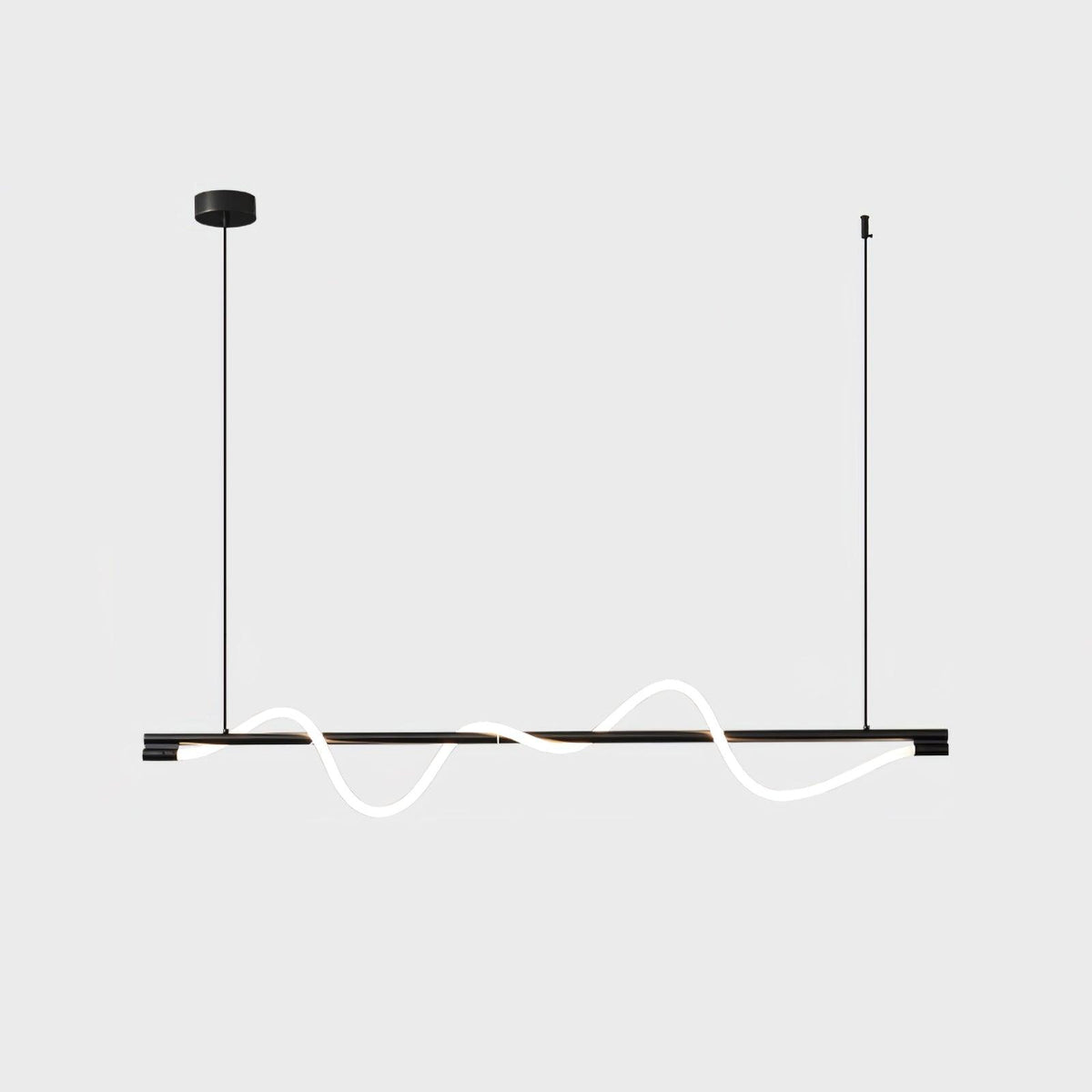 Candeeiro suspenso minimalista em latão Pulse