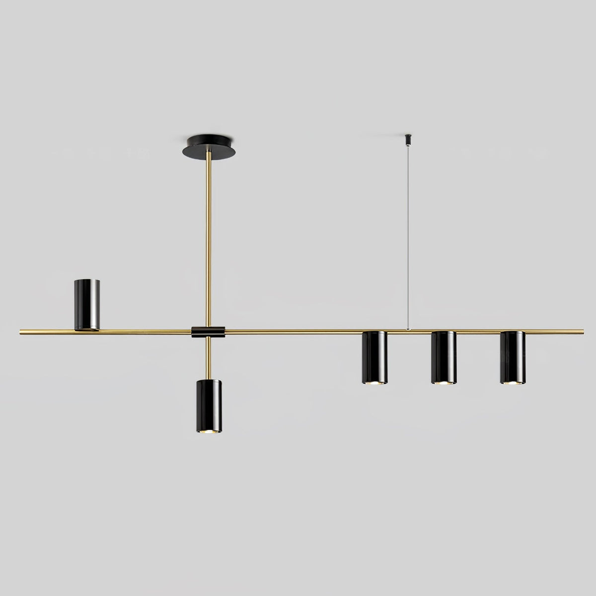 Aulten moderni minimalistinen lineaarinen saarekeriippuvalaisin