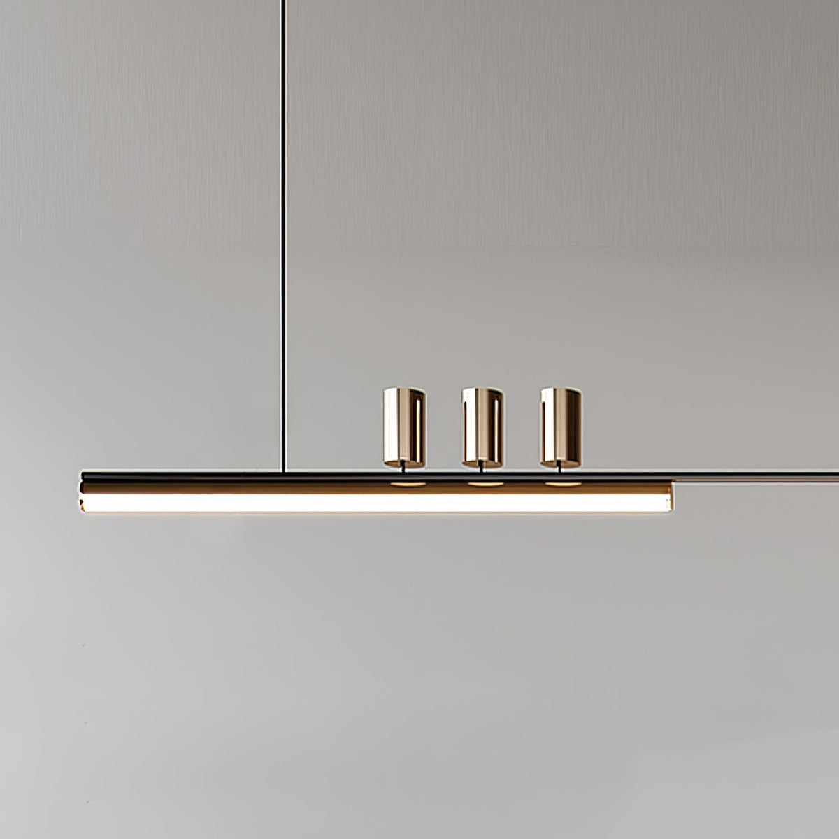 Aulten moderni minimalistinen lineaarinen saarekeriippuvalaisin