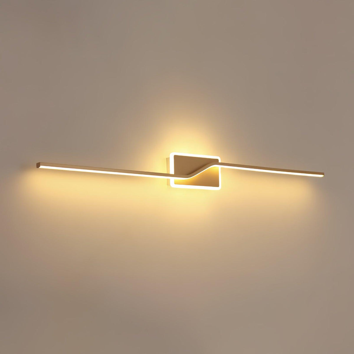 Candeeiro de parede Cael, faixa linear moderna e minimalista