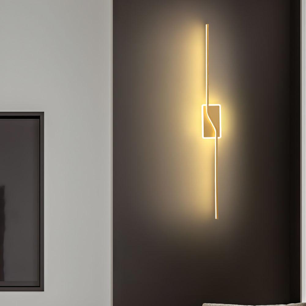Candeeiro de parede Cael, faixa linear moderna e minimalista