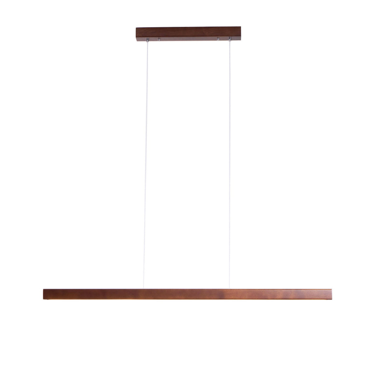 Rinalina lineær minimalistisk pendellampe i træ