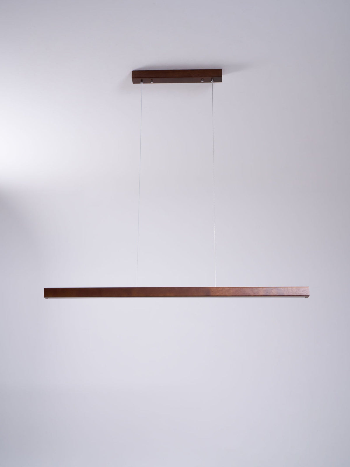 Rinalina lineær minimalistisk pendellampe i træ