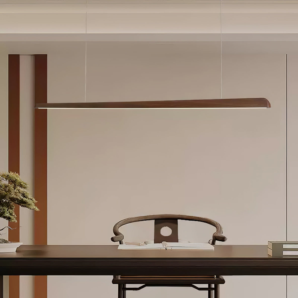 Sylanaya minimalistisk pendellampa i trä