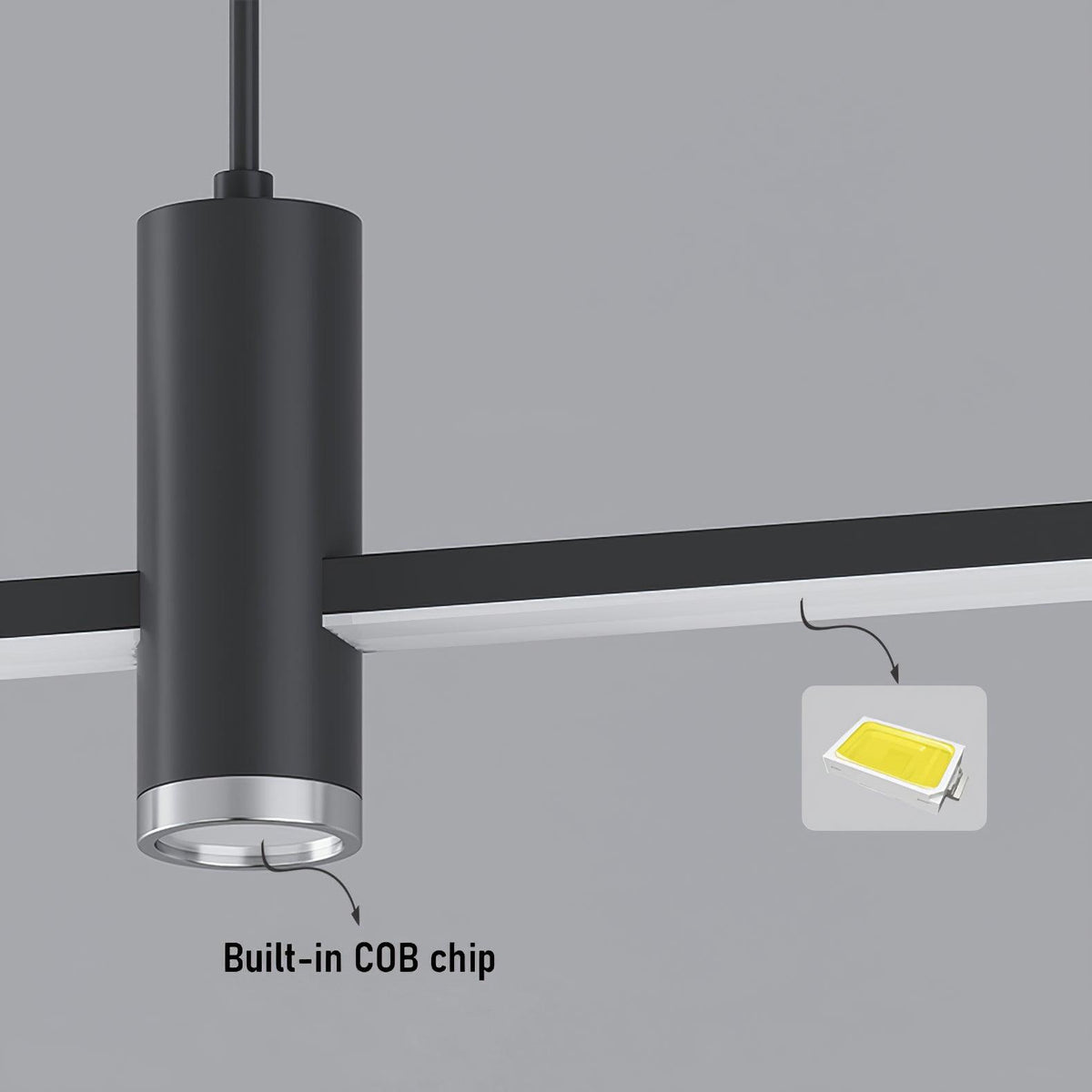 Candeeiro suspenso Auroaine dourado e minimalista para sala de jantar