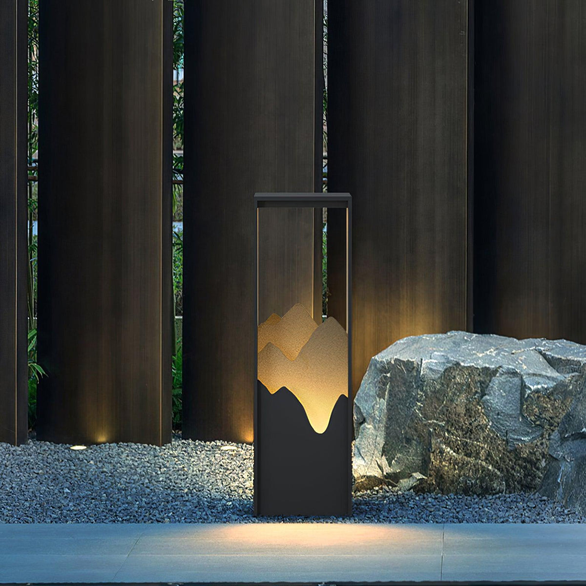 Zen Rustik udendørslampe i akryl