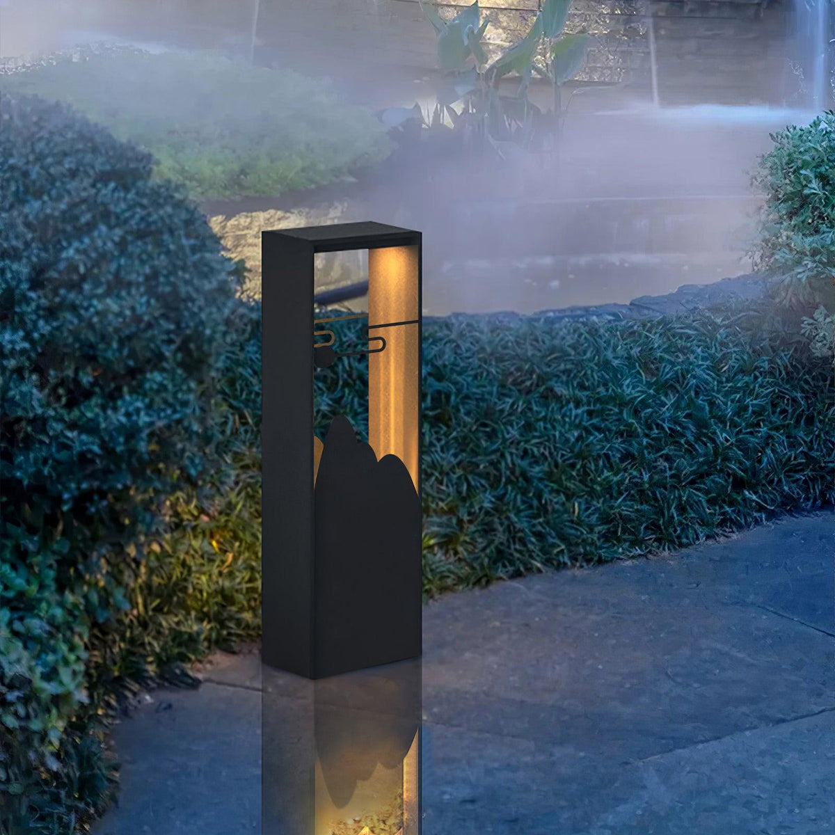 Zen Rustik udendørslampe i akryl