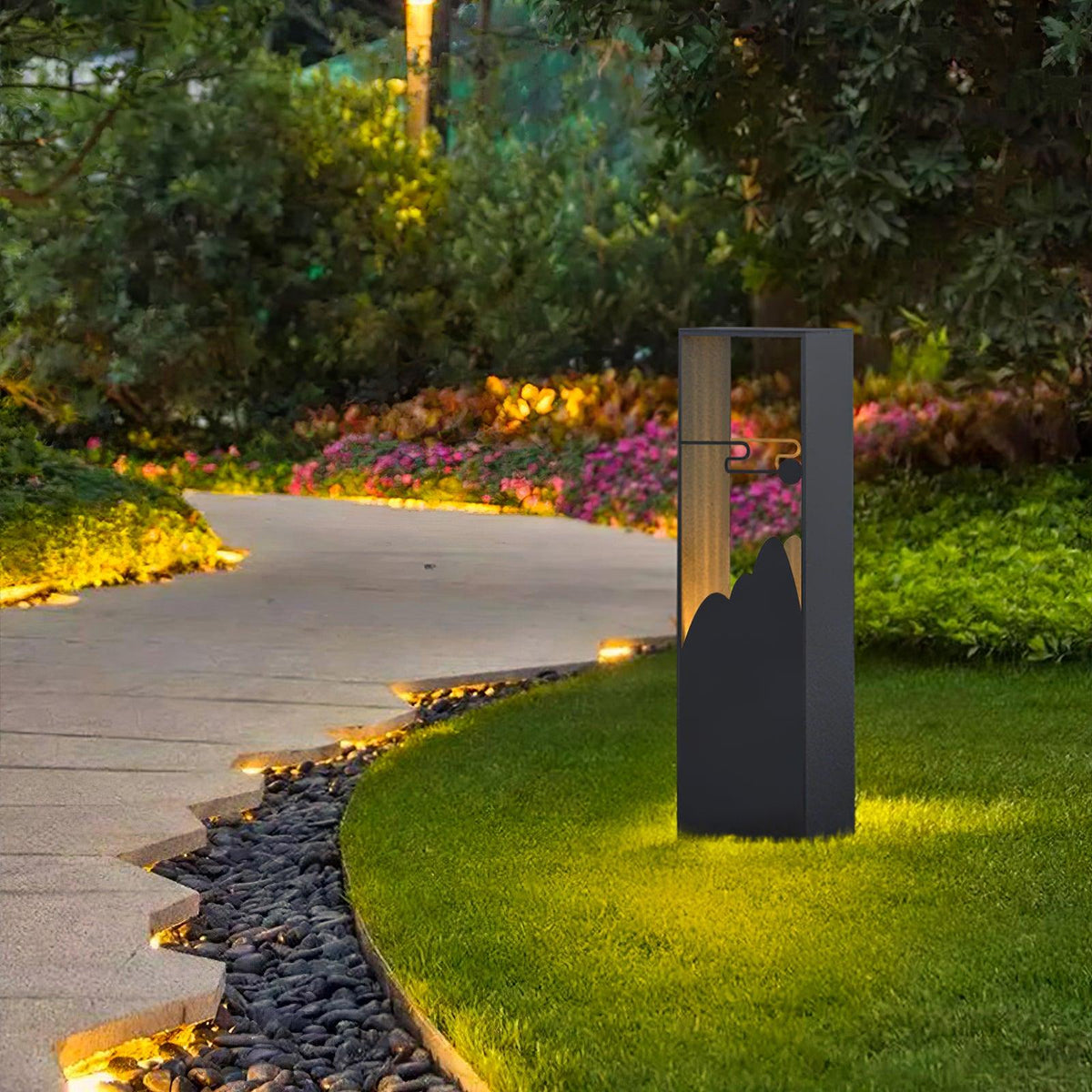 Zen Rustik udendørslampe i akryl
