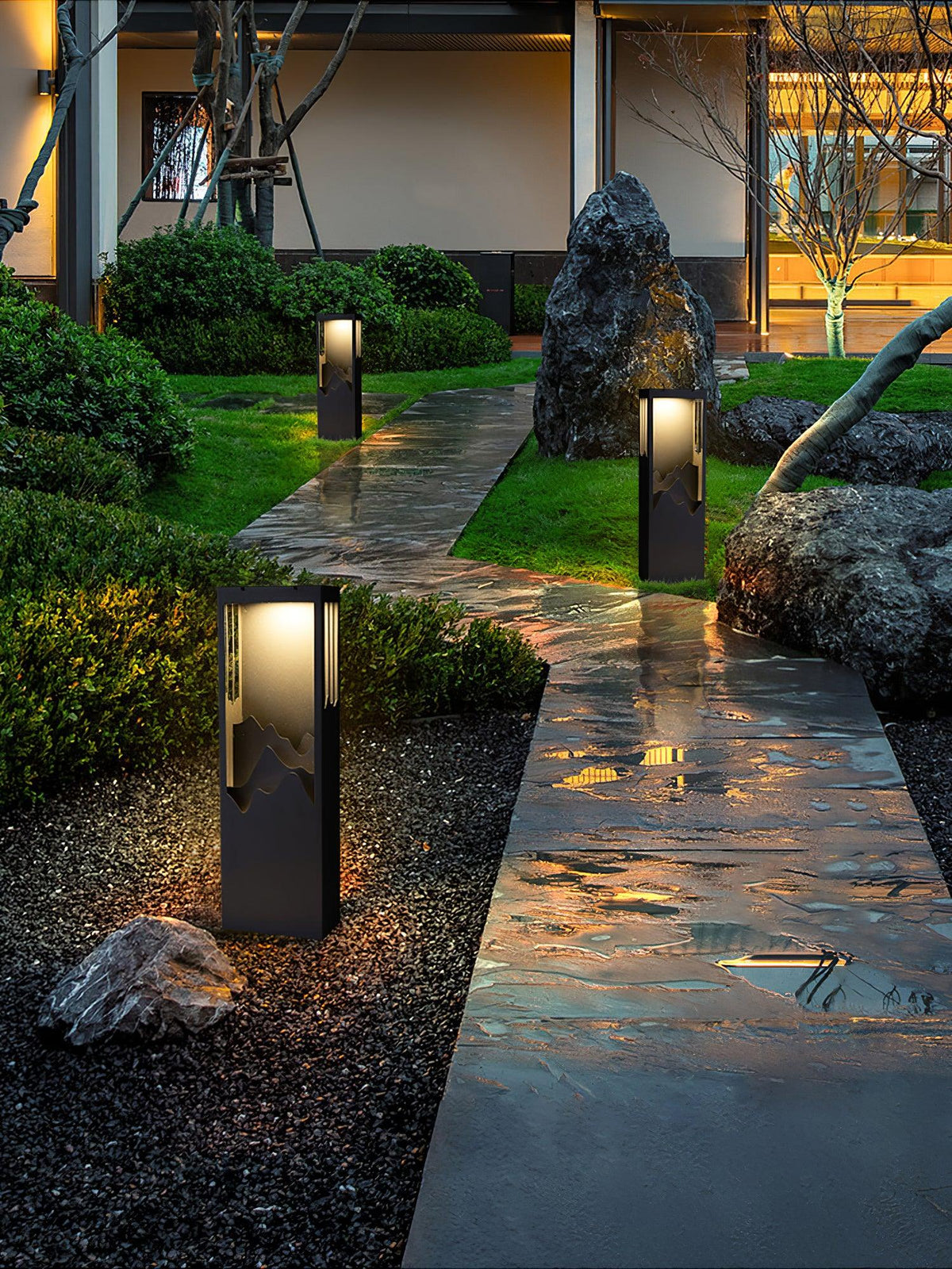 Zen Rustik udendørslampe i akryl