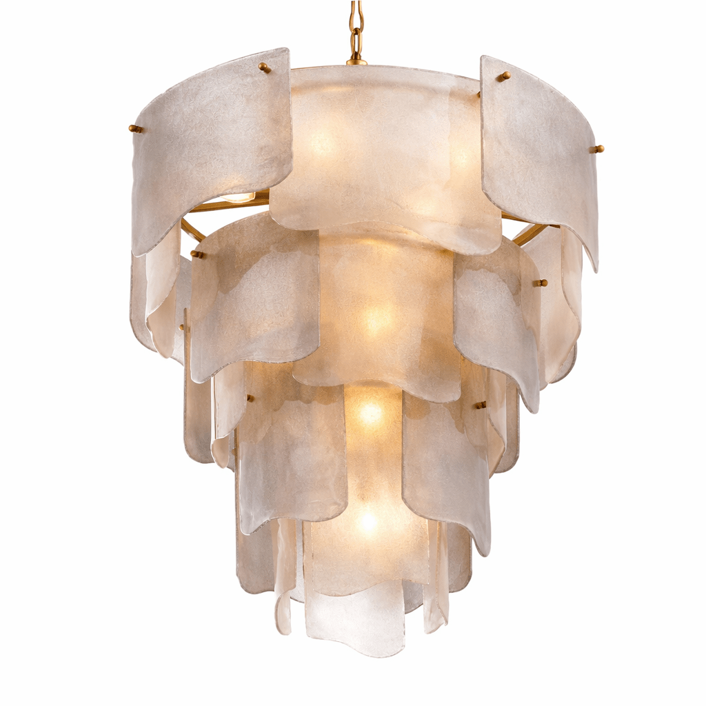 Candeeiro de teto de vidro Isolde Lumen