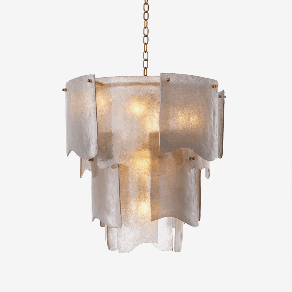 Candeeiro de teto de vidro Isolde Lumen