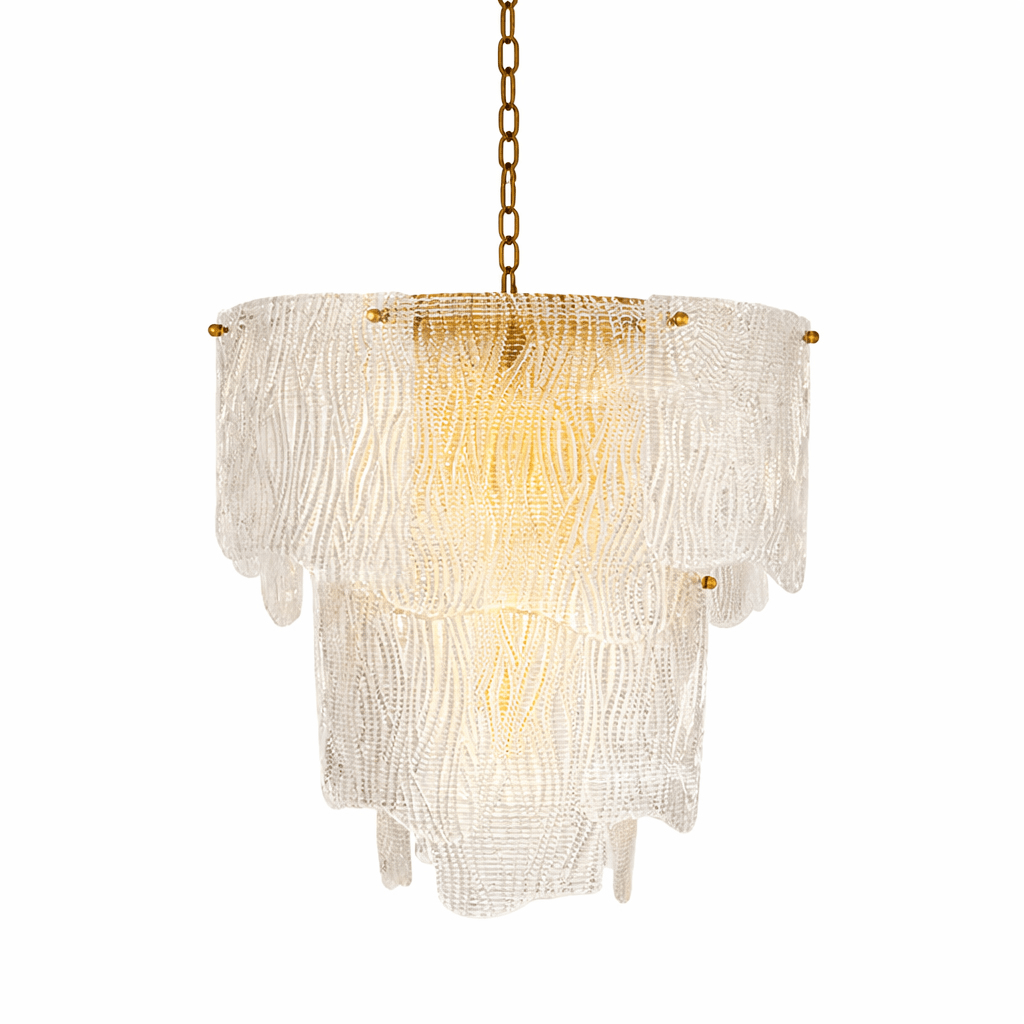 Candeeiro de teto de vidro Isolde Lumen