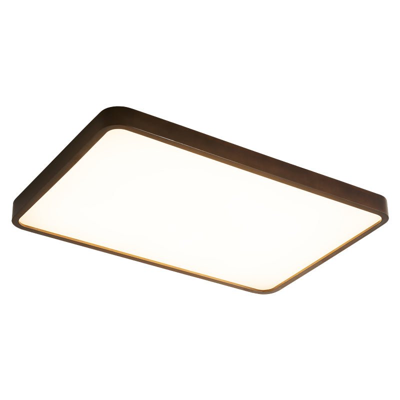 Rinirel Moderne minimalistisk rektangulær loftslampe i træ