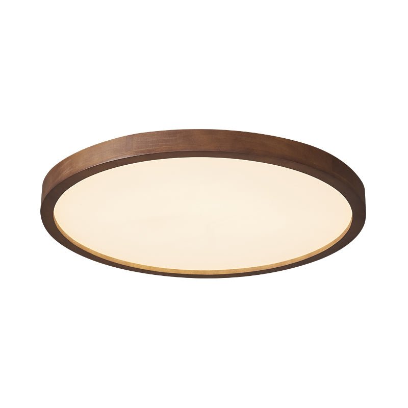 Rinirel Moderne minimalistisk rektangulær loftslampe i træ