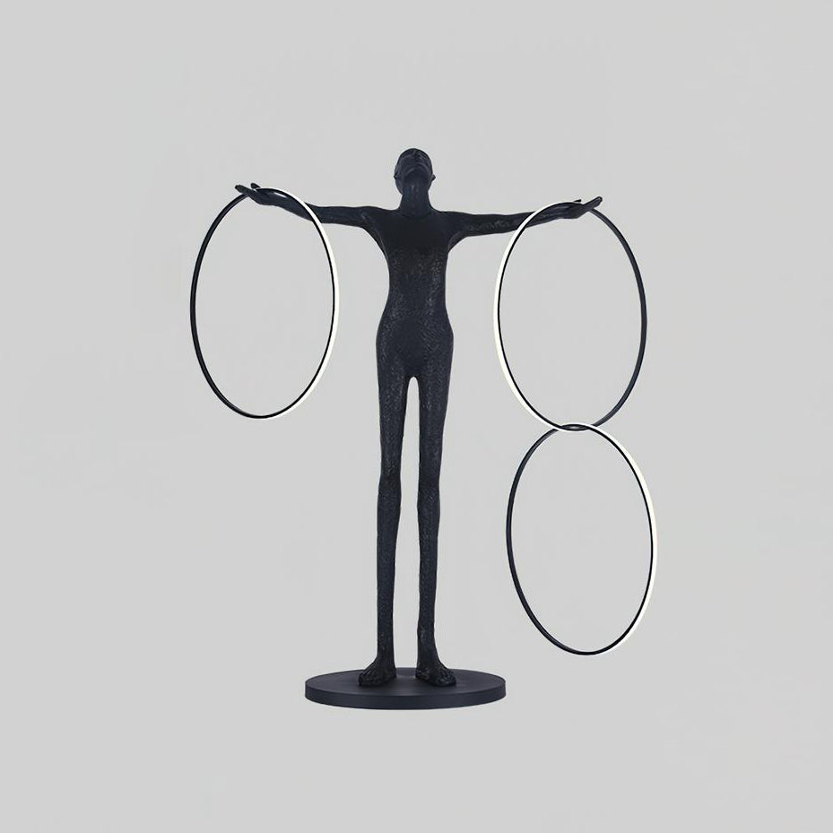 Hoops-gulvlampe