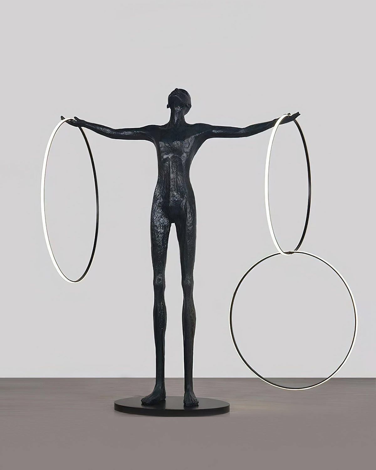 Hoops-gulvlampe