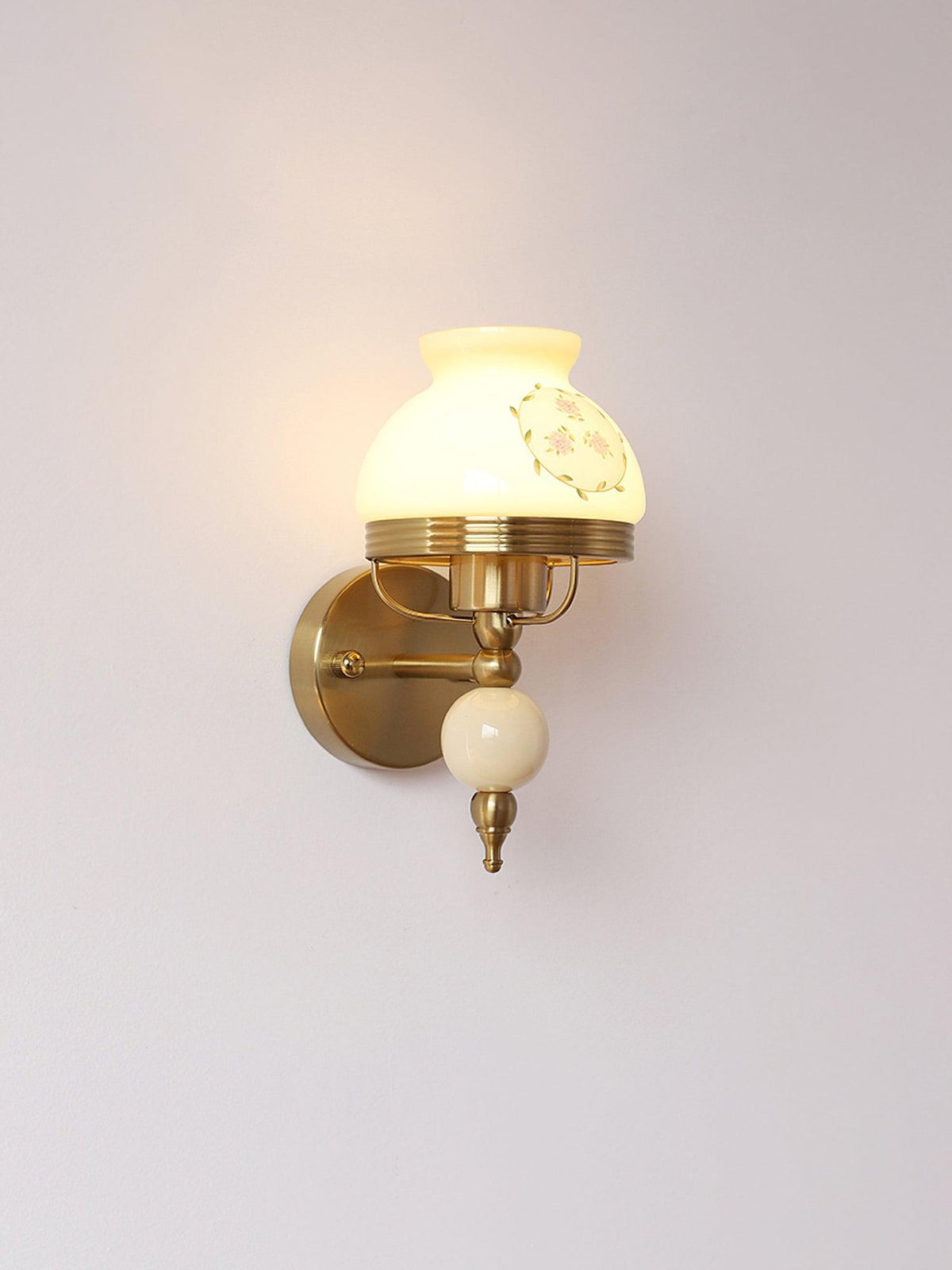 Candeeiro de parede elegante em vidro premium Ilaeara
