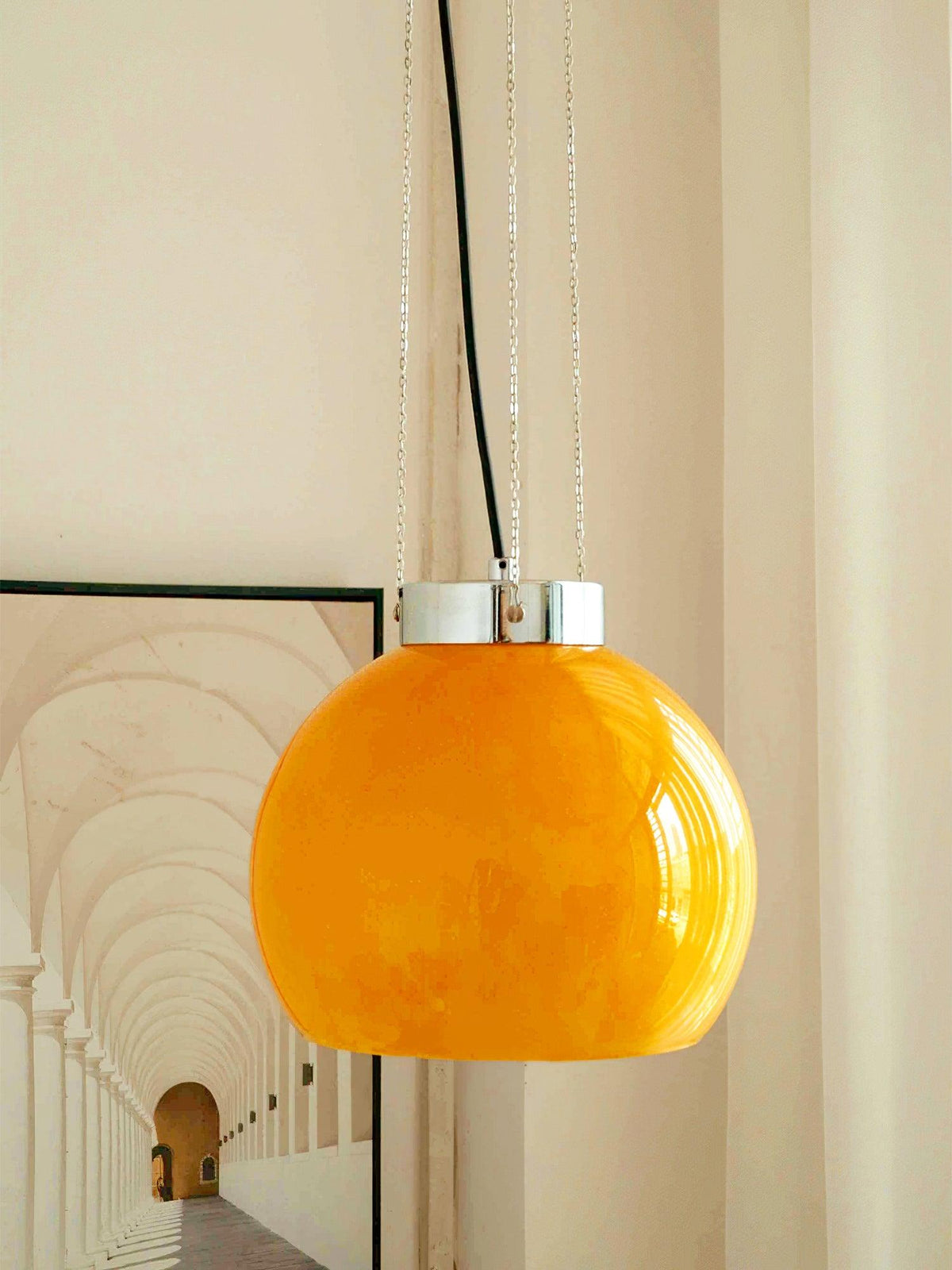 Candeeiro suspenso Veliraine tradicional vintage