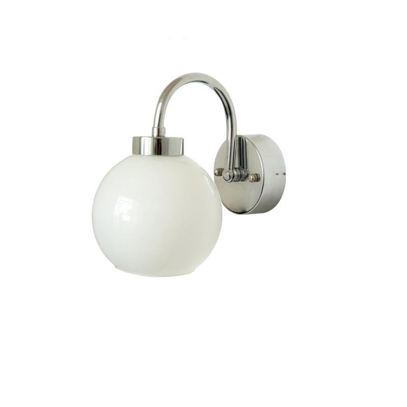 Candeeiro de parede Vostor premium, de estilo nórdico e artístico, em vidro e metal
