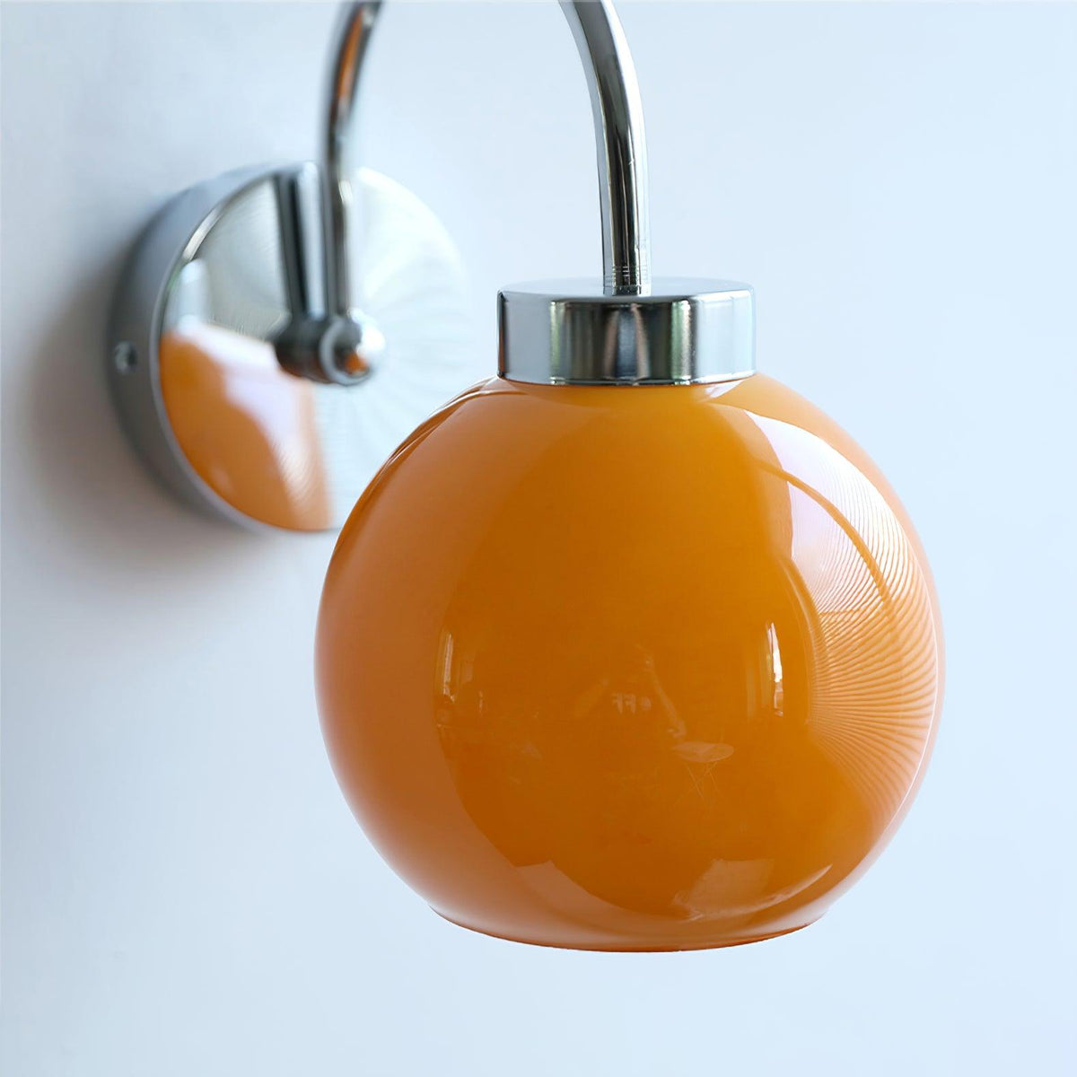 Candeeiro de parede Vostor premium, de estilo nórdico e artístico, em vidro e metal