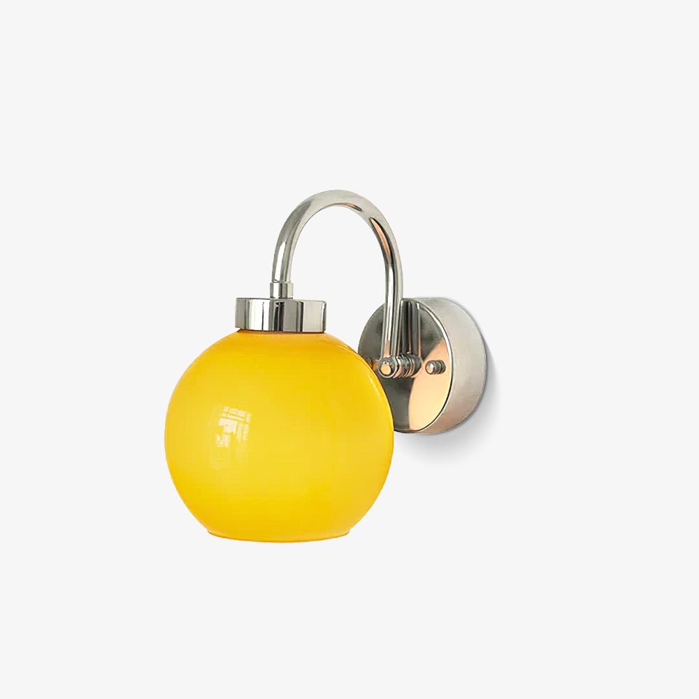 Candeeiro de parede Vostor premium, de estilo nórdico e artístico, em vidro e metal