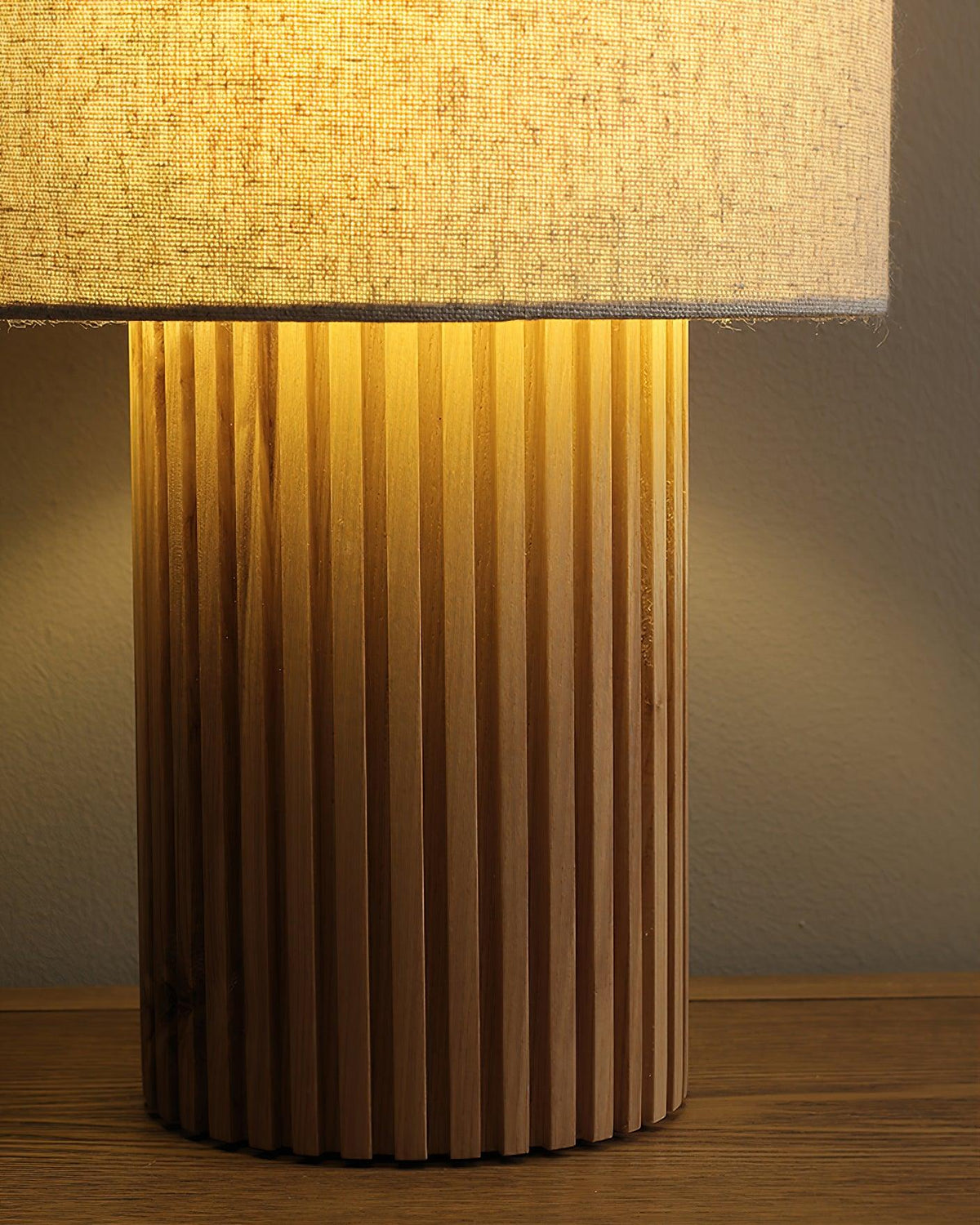 Candeeiro de mesa de tecido vintage Grove