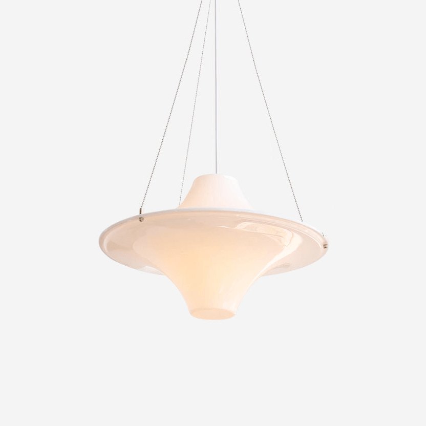 Candeeiro suspenso Dali em acrílico, em forma de OVNI, contemporâneo, para sala de estar
