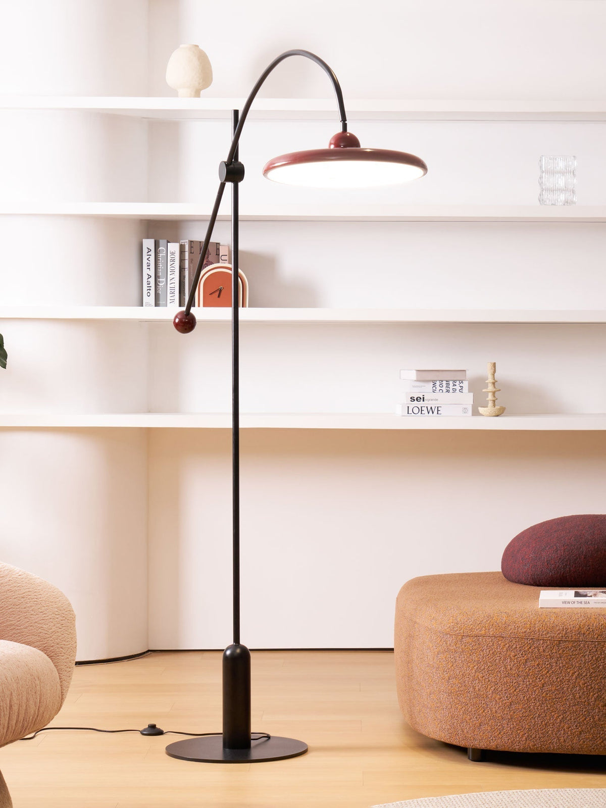 Arc moderne gulvlampe