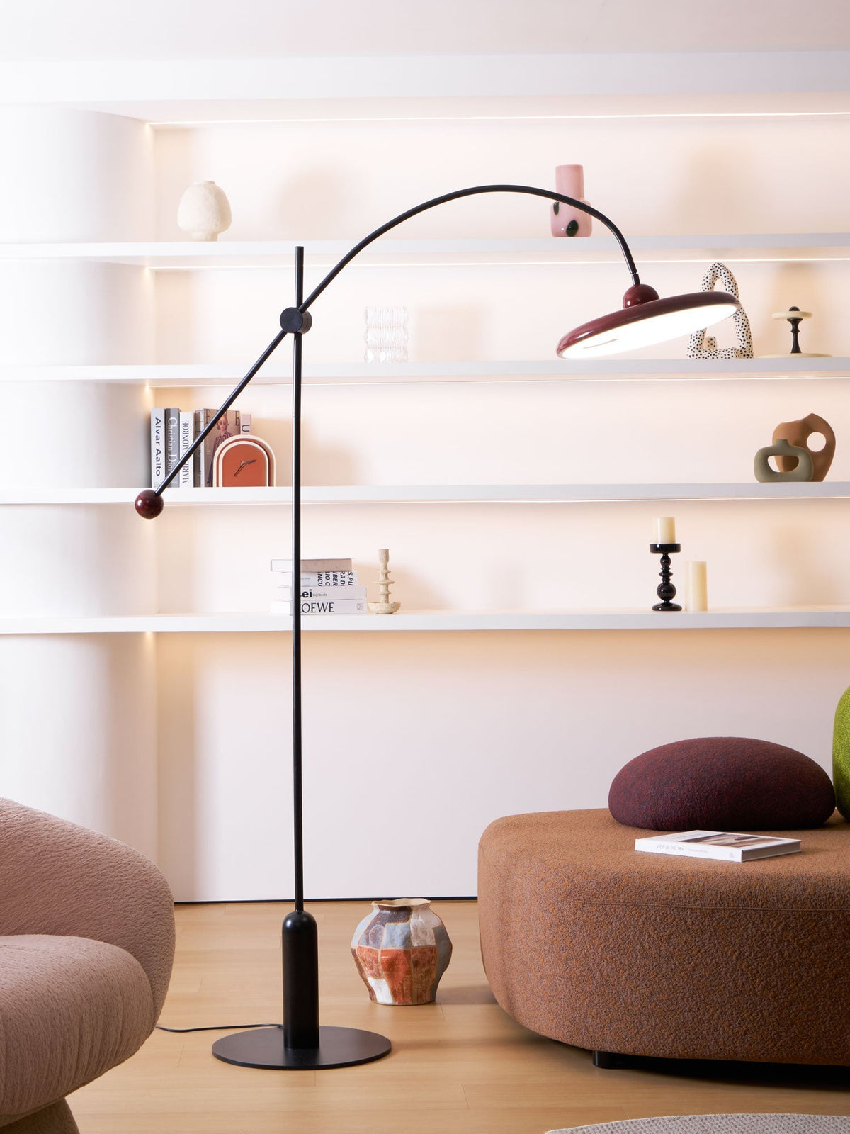 Arc moderne gulvlampe