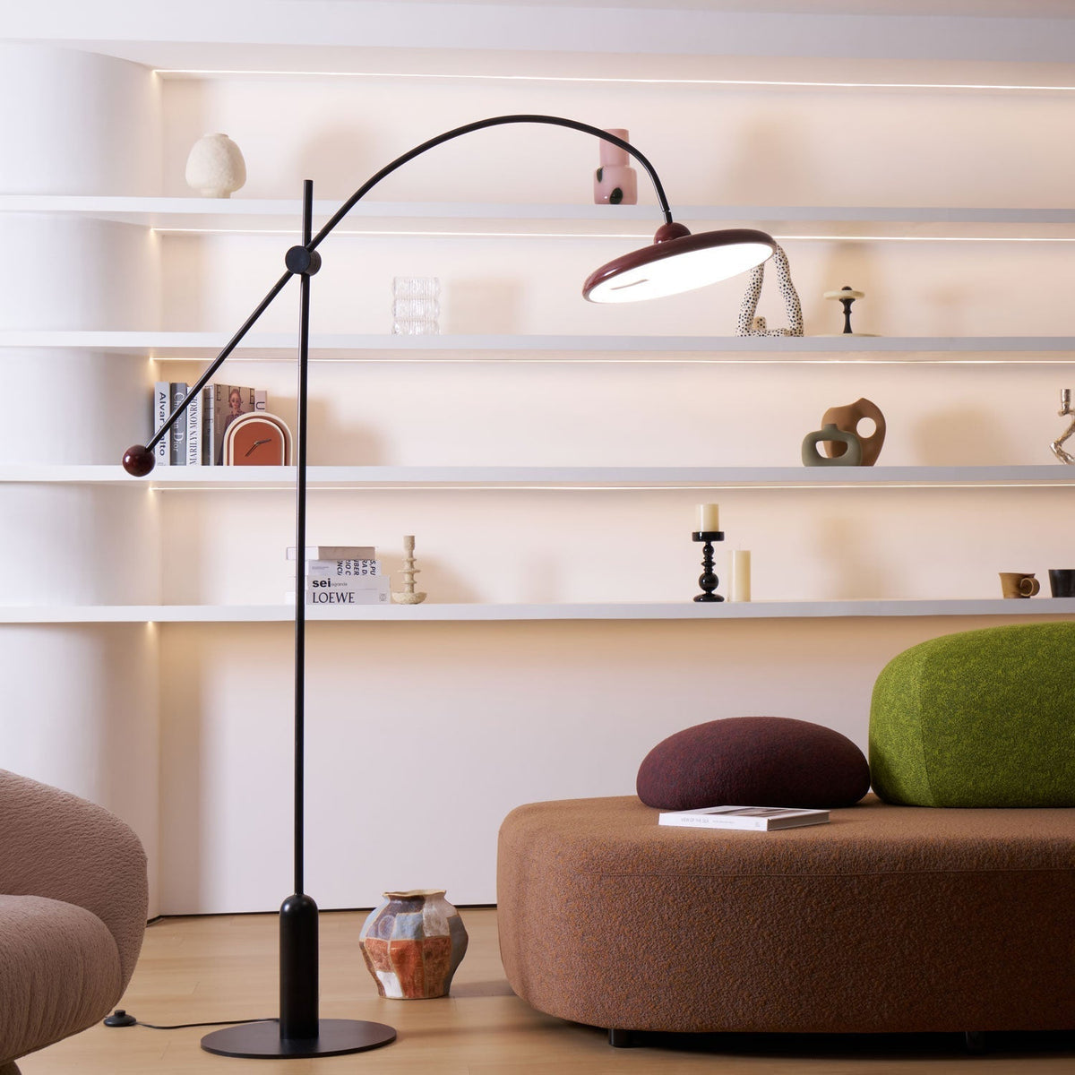 Arc moderne gulvlampe