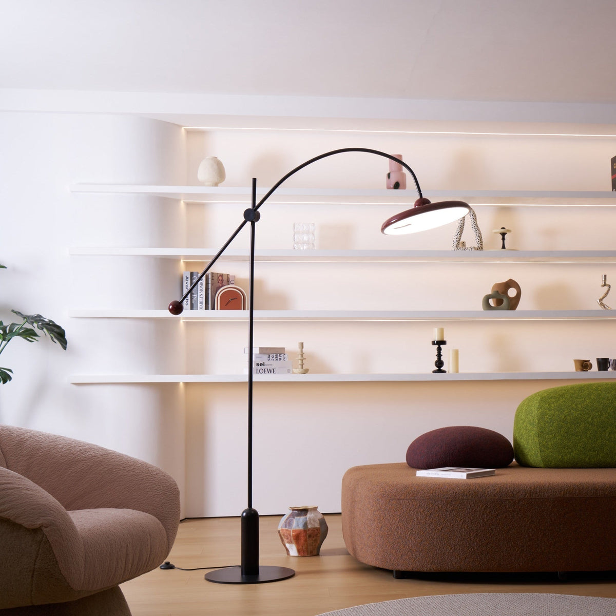 Arc moderne gulvlampe