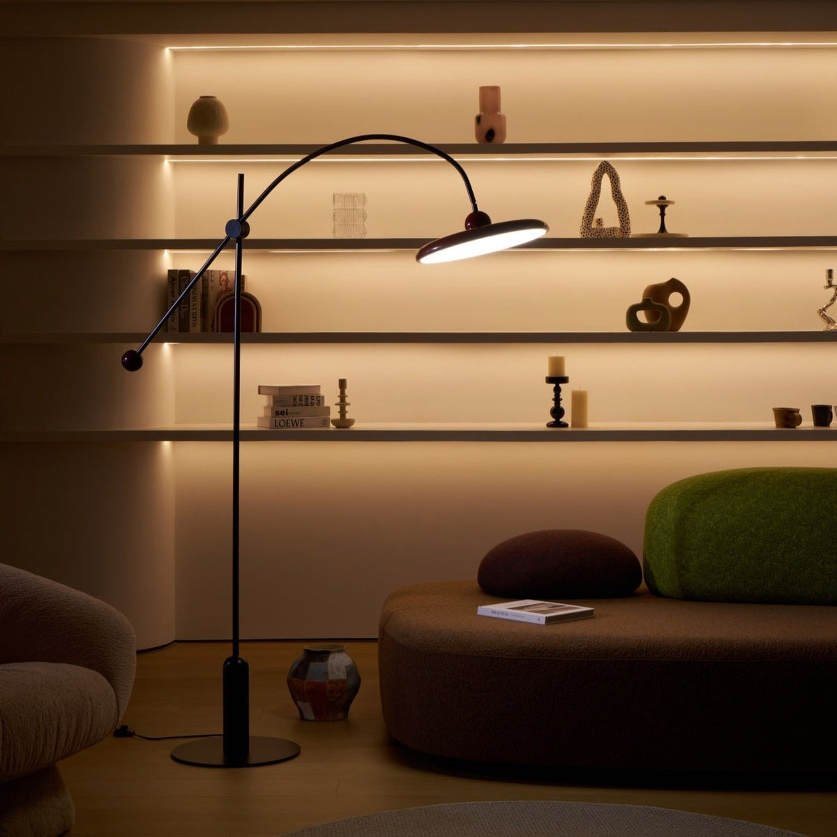 Arc moderne gulvlampe