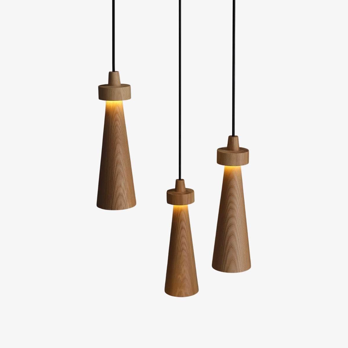 Tesno minimalistisk pendel i træ