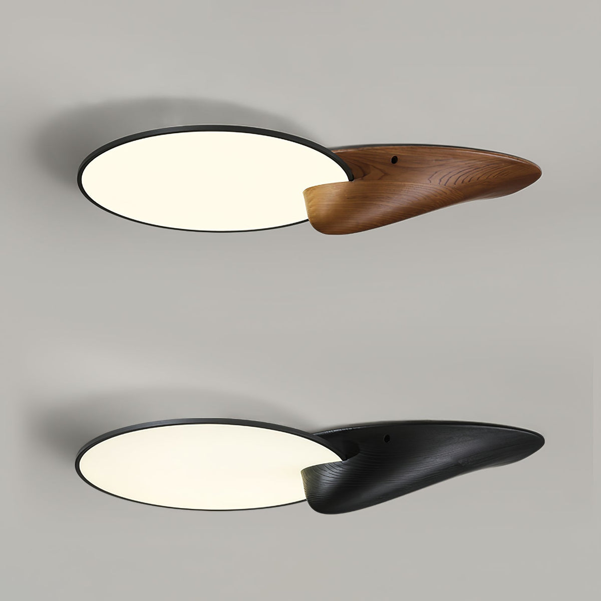 Zovenel eksklusiv loftlampe i træ med elegant spidsdesign
