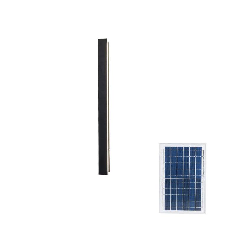 Renalira lång solcellsdriven utomhusvägglampa