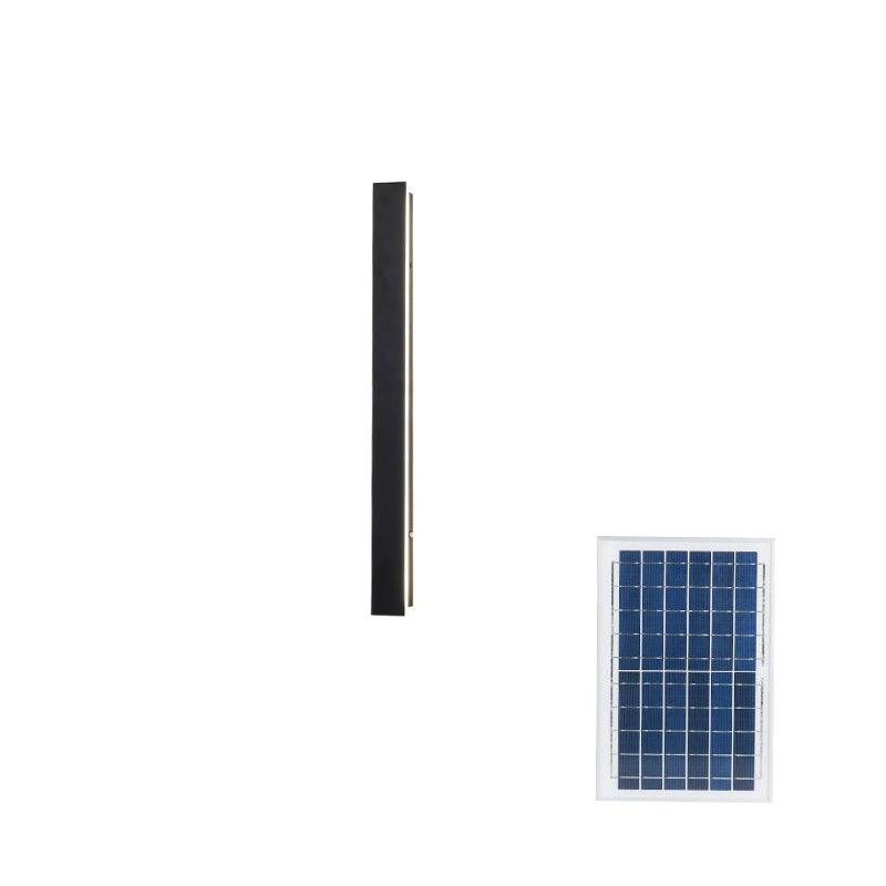 Renalira lång solcellsdriven utomhusvägglampa