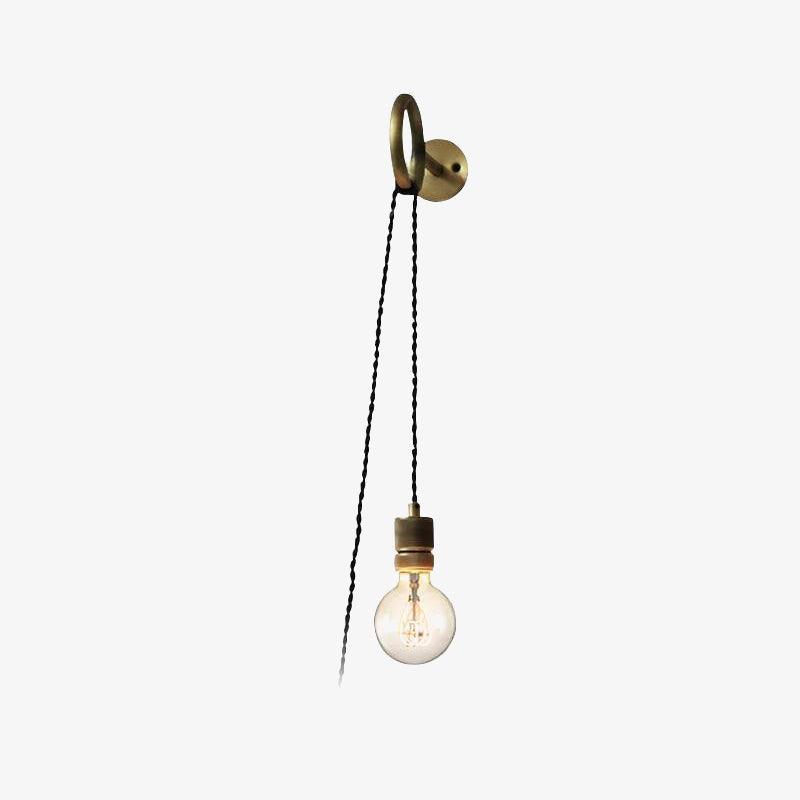 Candeeiro de parede de vidro minimalista elegante Evmaror
