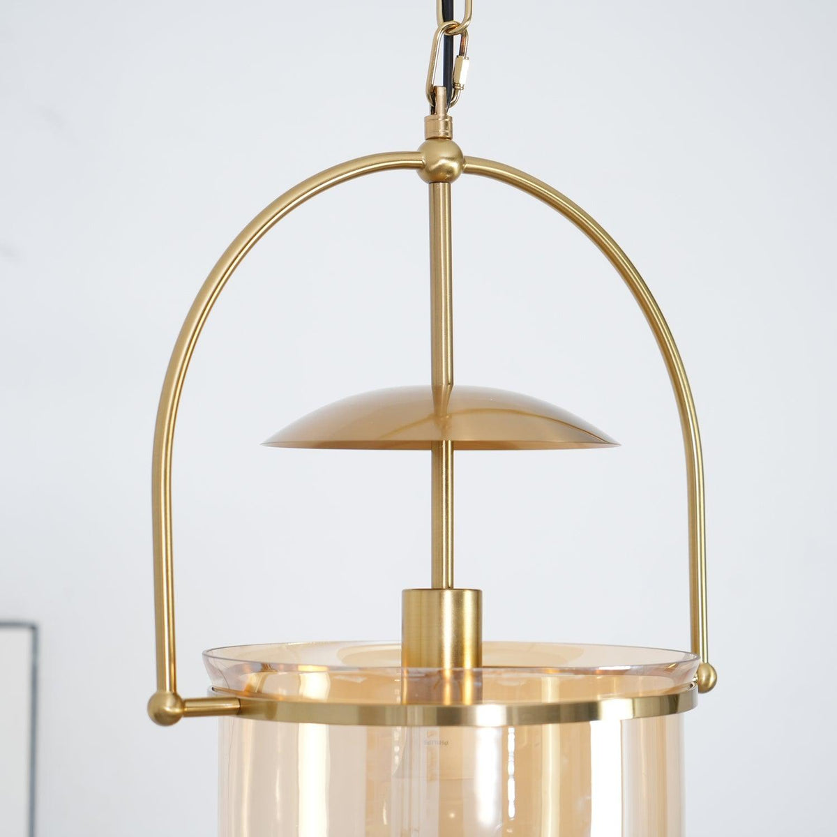 Velanaya pendellampa i glas och mässing, vintage för vardagsrum