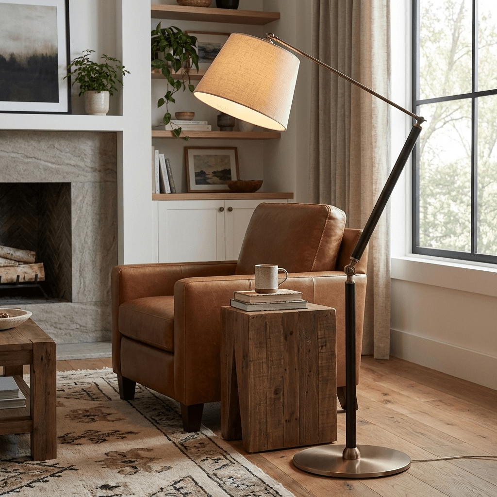 Veyron golvlampa med justerbar arm