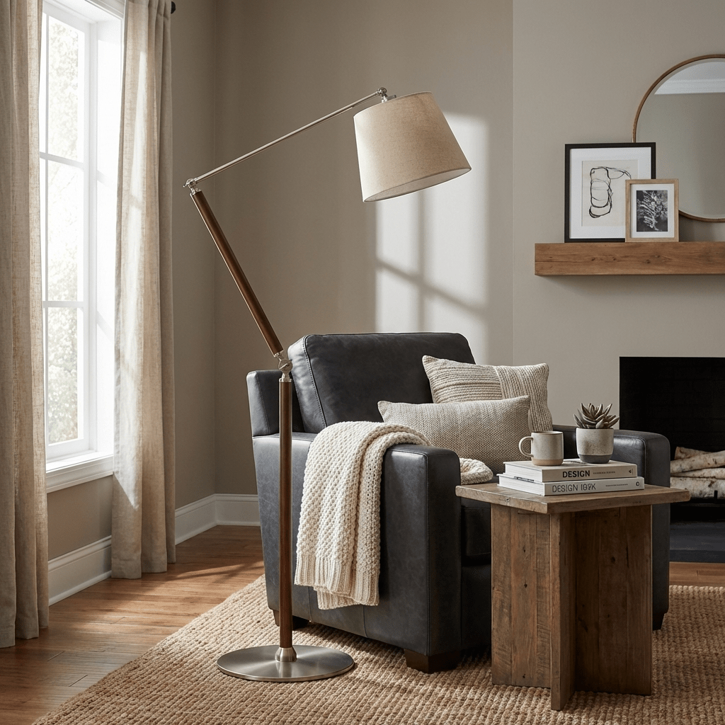 Veyron golvlampa med justerbar arm