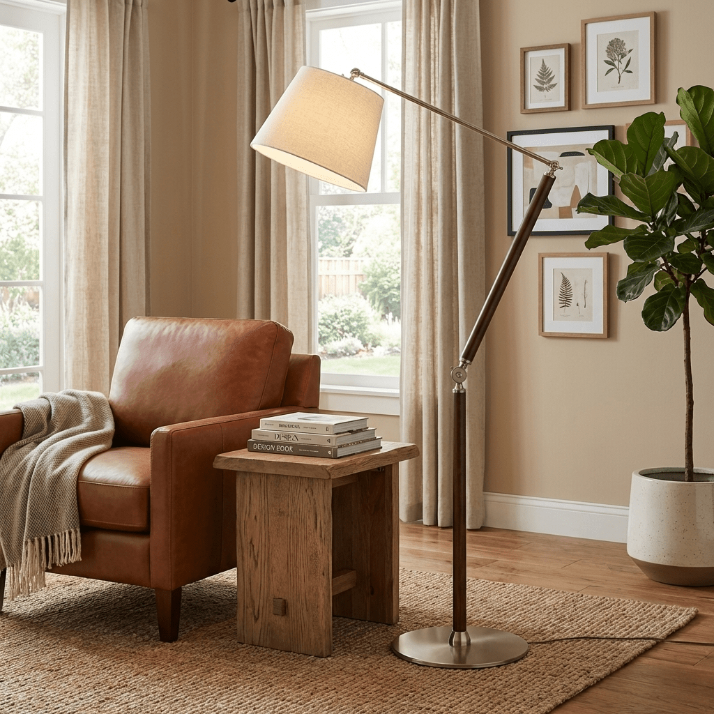 Veyron golvlampa med justerbar arm