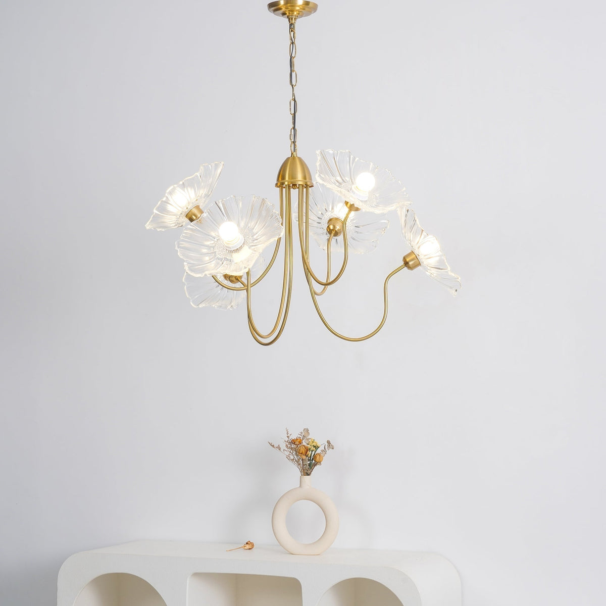 Calia Glass Chandelier
