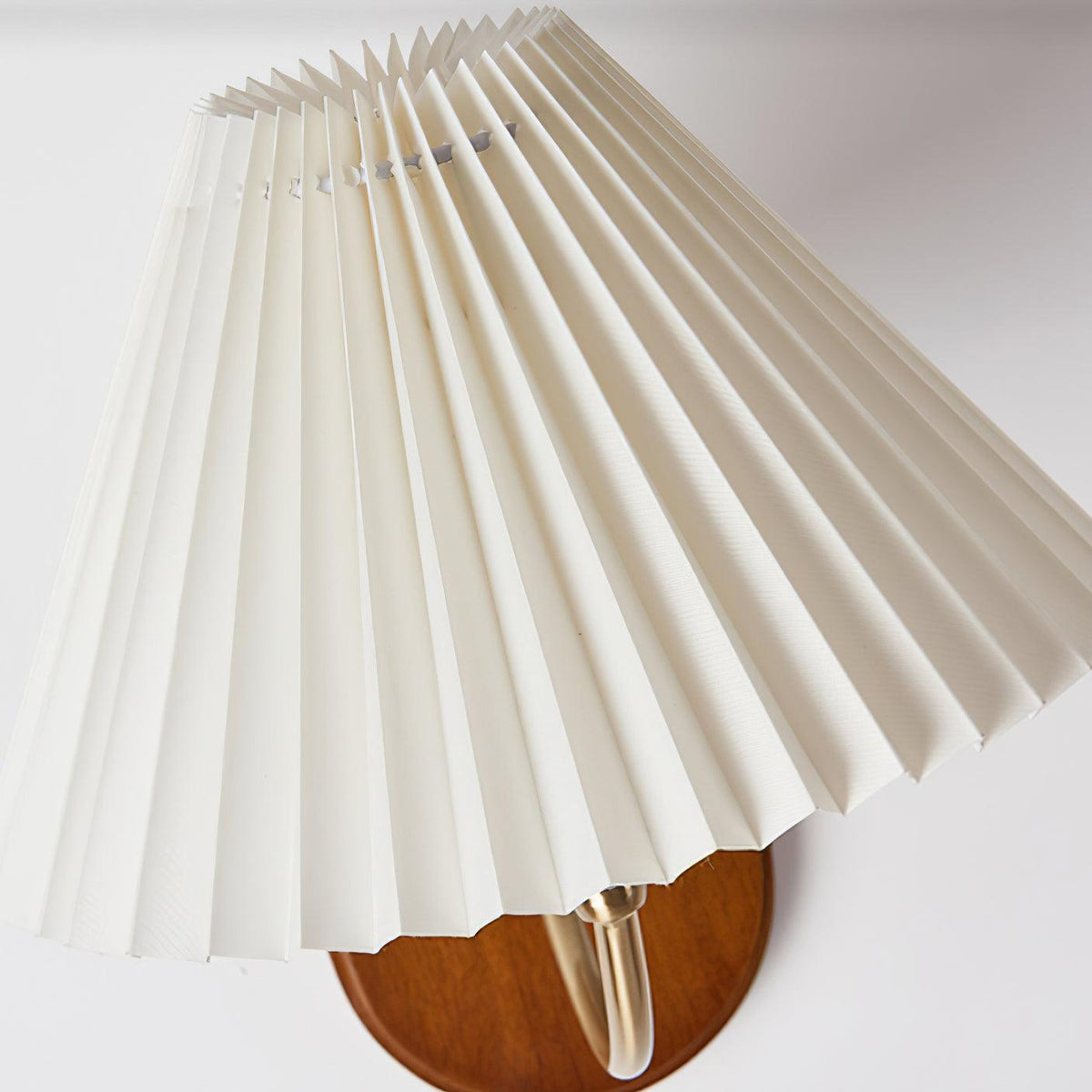 Candeeiro de parede com cúpula plissada vintage Teriiraine