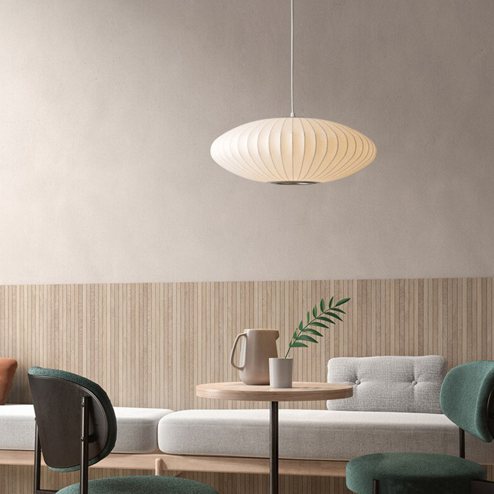 Etrio Pendant Light Bubble Mulberry Silk