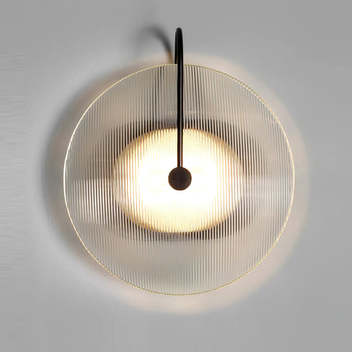 Candeeiro de parede em vidro moderno minimalista Ivsilan