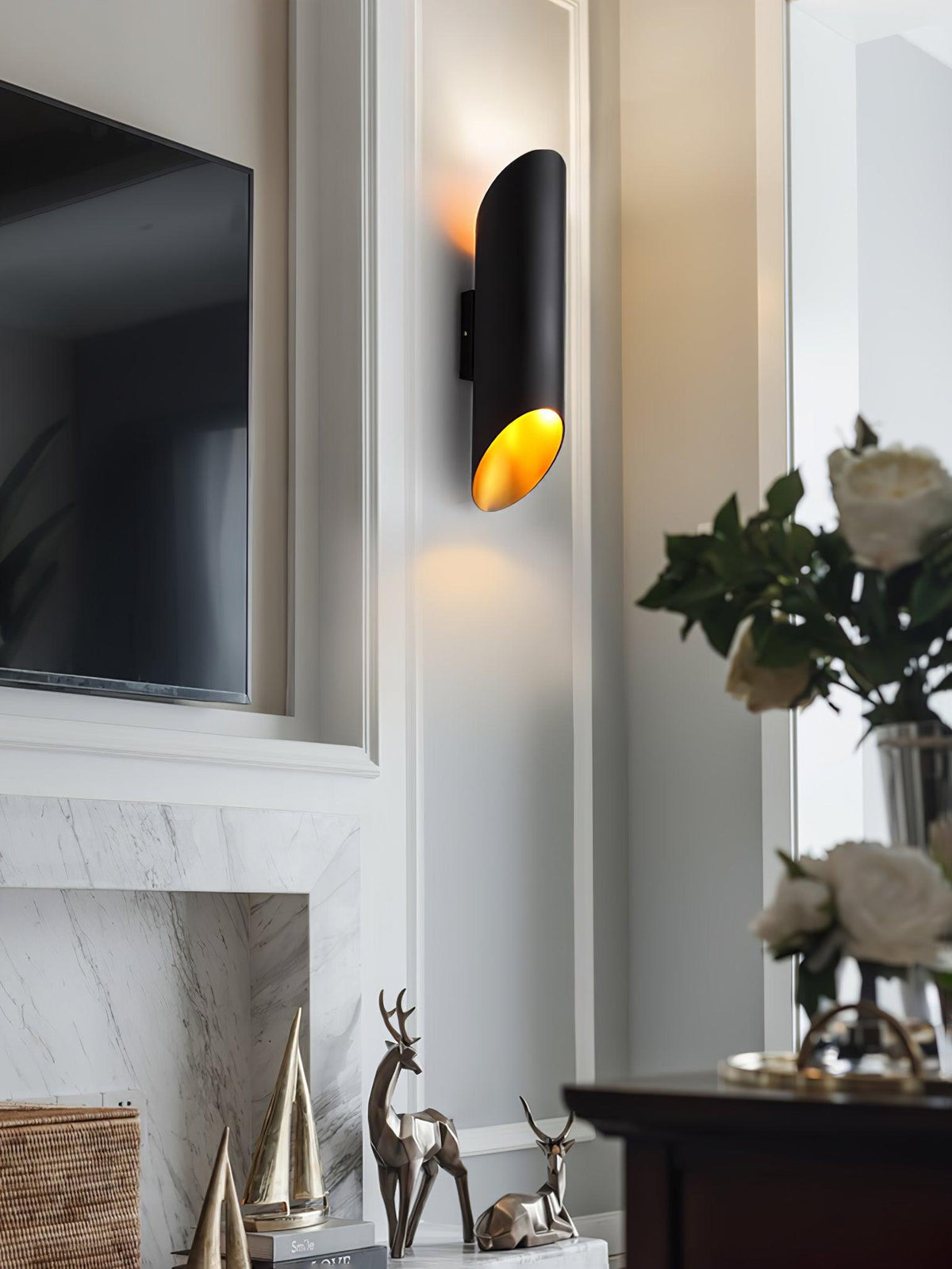 Candeeiro de parede Oreleliella moderno e minimalista