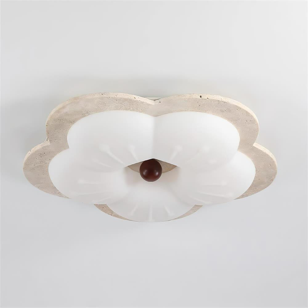 Candeeiro de teto Riita Flor Travertino