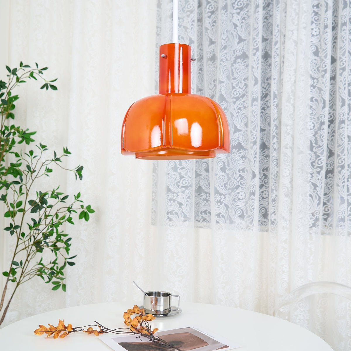 Zentara moderne pendellampe i glas