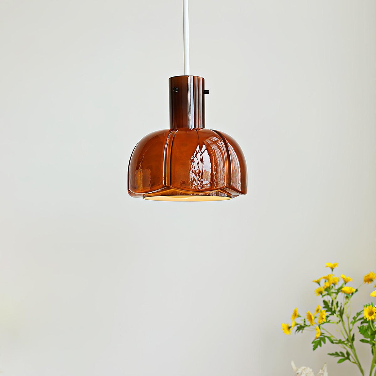 Zentara moderne pendellampe i glas