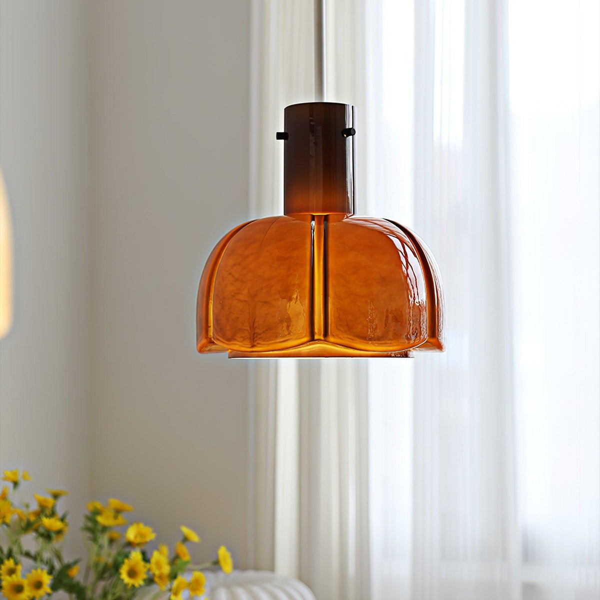 Zentara moderne pendellampe i glas